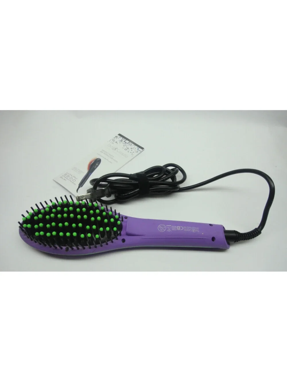 Pro Cabello Luxory Straightening Brush 5500 Advanced Infrared Technology Purple